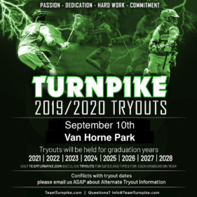 2020 Team Turnpike Tryouts