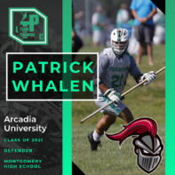 Patrick Whalen Class of 2021 Arcadia University