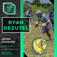 Ryan DeZutel Class of 2021 Lander University