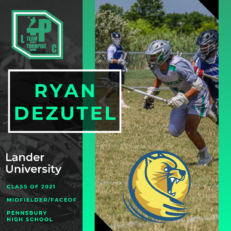 Ryan DeZutel Class of 2021 Lander University