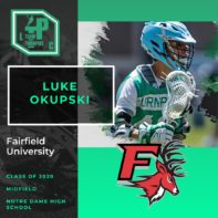 Luke Okupski Class of 2020 Fairfield University