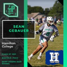 Sean Gebauer Class of 2021 Hamilton College